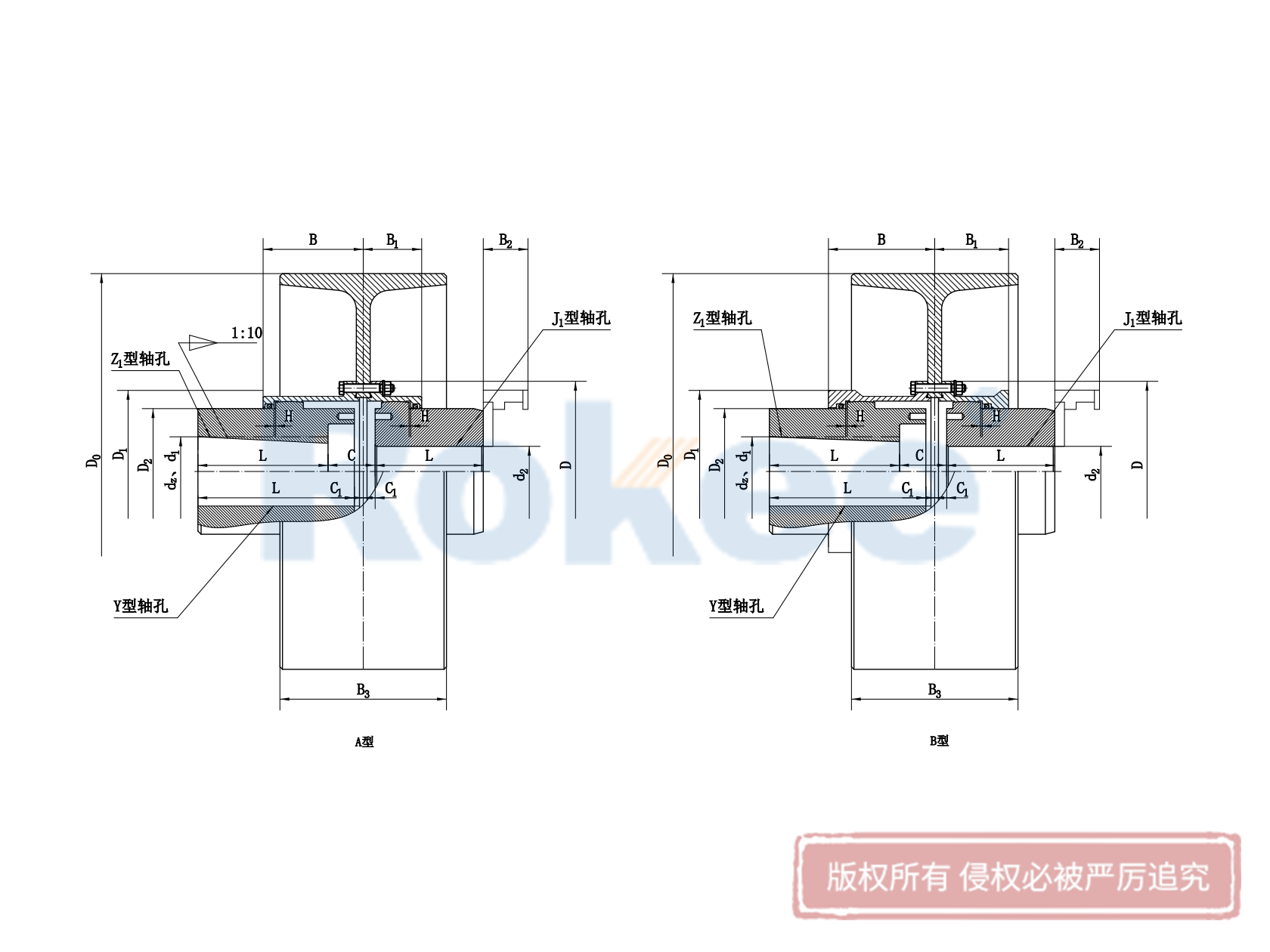 阳谷NGCL联轴器-NGCL型带制动轮鼓形齿式联轴器